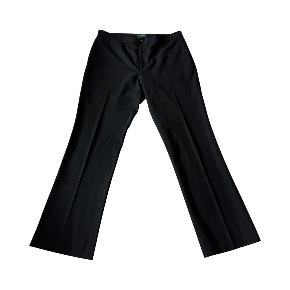 Lauren Ralph Lauren Black CAMARON Bootcut Dress Pants Women's Size 12‎